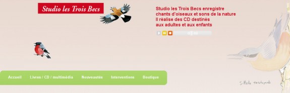 Détails : Studio les trois becs : livres CD nature et enfance